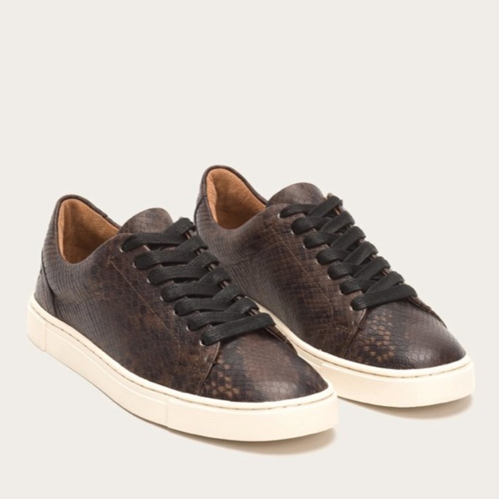NWB FRYE Leather Lace-up Sneakers